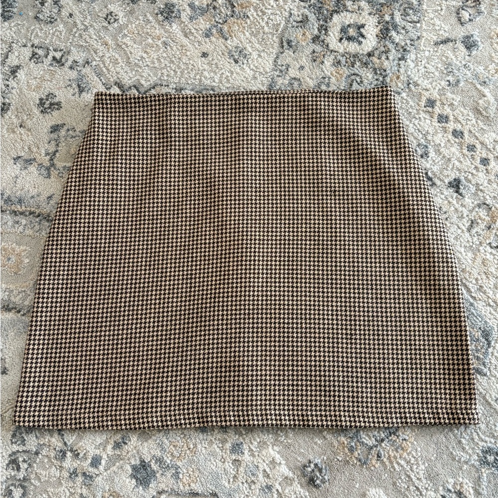 SHEIN Classic Houndstooth Pencil Skirt